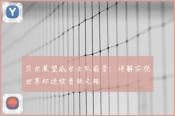 贝尔展望威尔士队前景:详解实现世界杯连续晋级之路